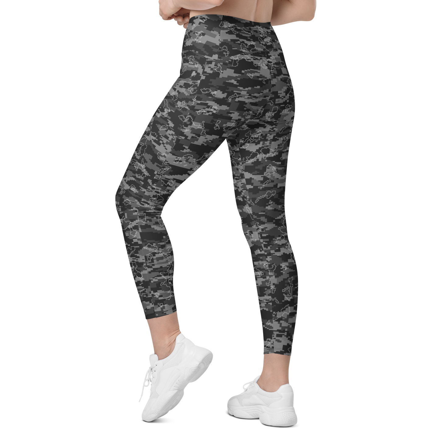 DIGITA GREY #C CAMOUFLAGE UTILITY LEGGING