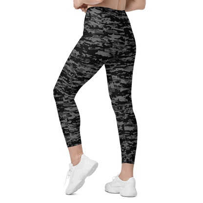 INKA BLACK #A1 CAMOUFLAGE UTILITY LEGGING