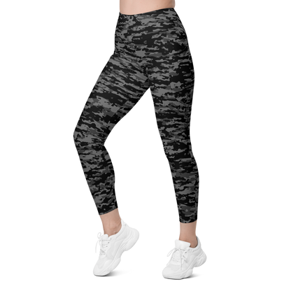 INKA BLACK #A1 CAMOUFLAGE UTILITY LEGGING