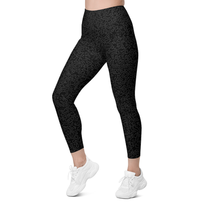 LAVA BLACK #A1 CAMOUFLAGE UTILITY LEGGING