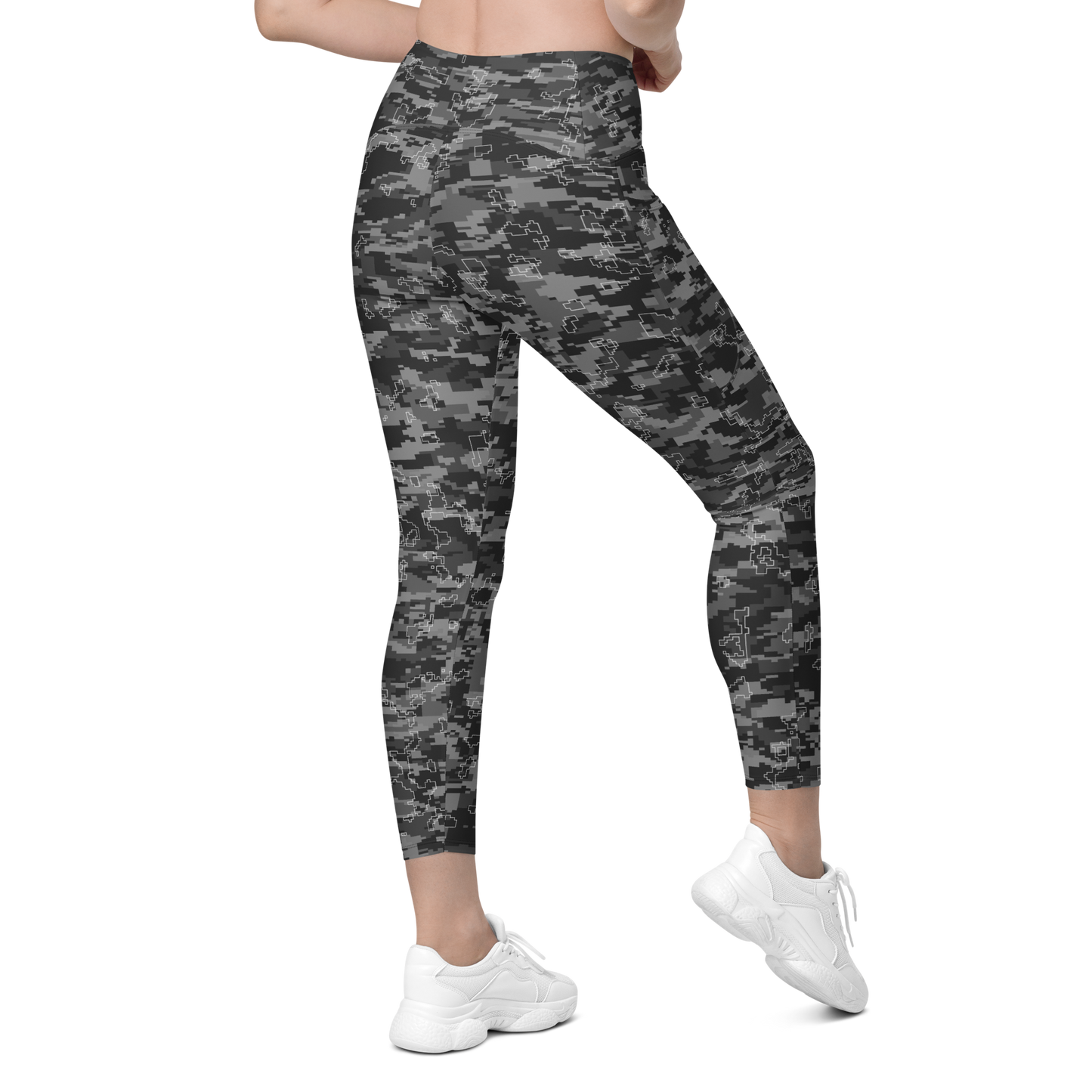 DIGITA GREY #C CAMOUFLAGE UTILITY LEGGING