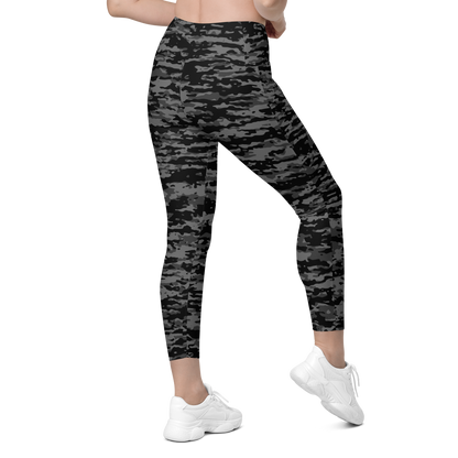 INKA BLACK #A1 CAMOUFLAGE UTILITY LEGGING