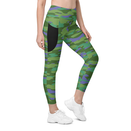 GULF VERY PERI #A2 CAMOUFLAGE UTILITY LEGGING