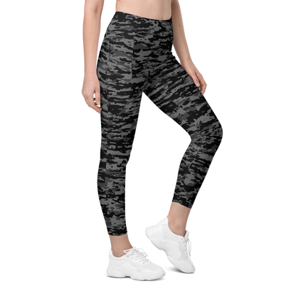 INKA BLACK #A1 CAMOUFLAGE UTILITY LEGGING