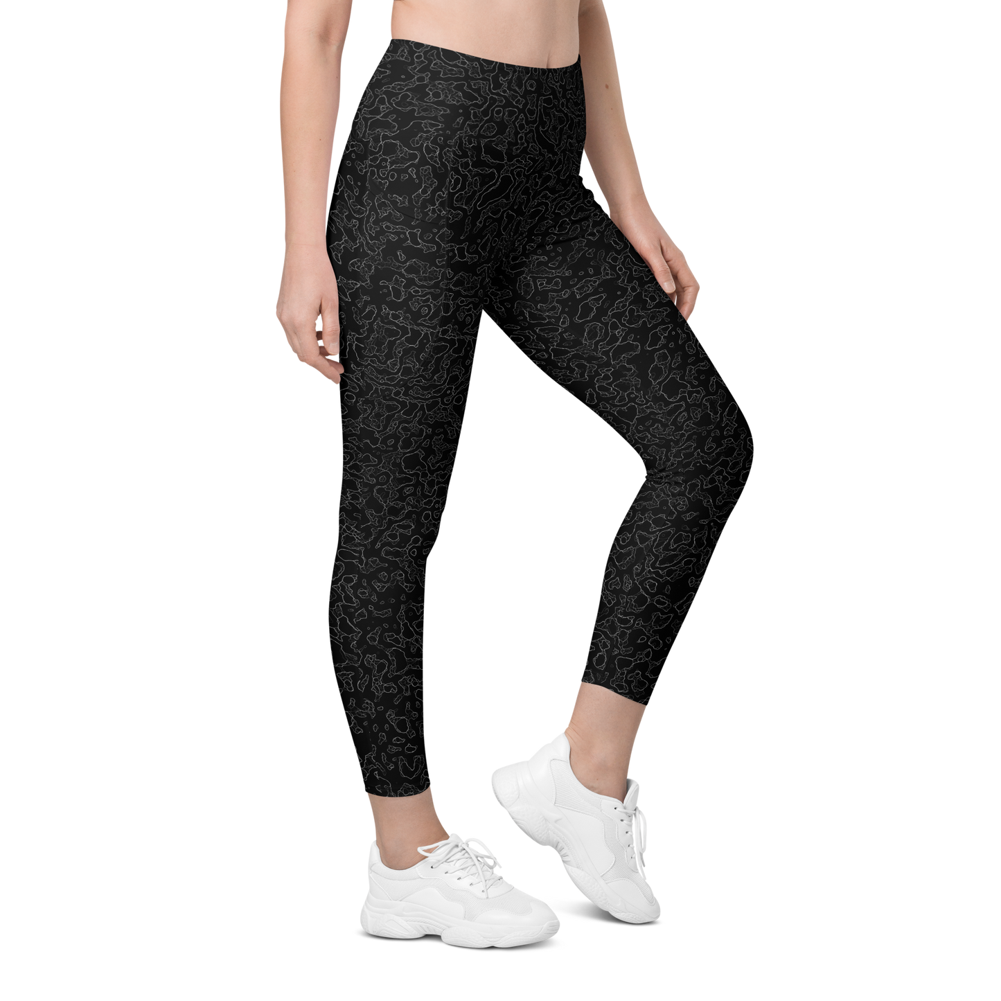 LAVA BLACK #A1 CAMOUFLAGE UTILITY LEGGING