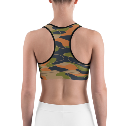 TIDEWAY FALL #A2 CAMOUFLAGE SPORTS BRA