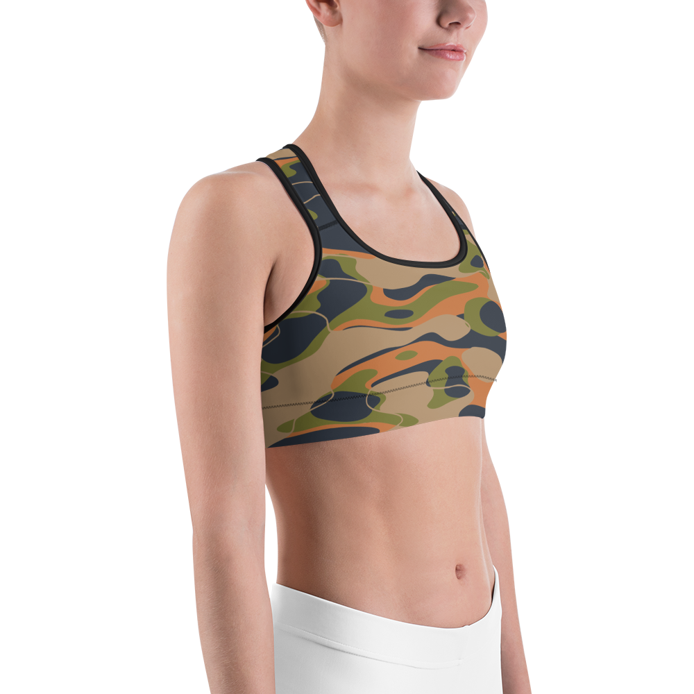 TIDEWAY FALL #A2 CAMOUFLAGE SPORTS BRA