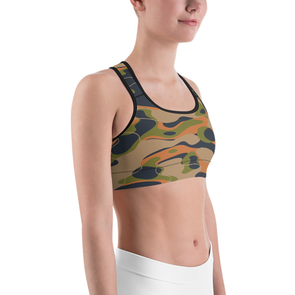 TIDEWAY FALL #A2 CAMOUFLAGE SPORTS BRA