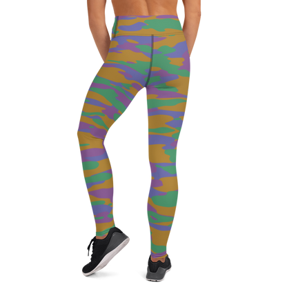 GULF VERY PERI #A3 CAMOUFLAGE YOGA LEGGING