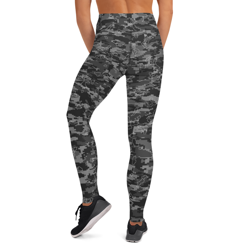 DIGITA GREY #C CAMOUFLAGE YOGA LEGGING