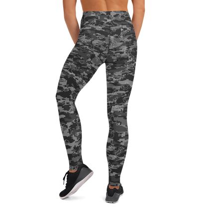 DIGITA GREY #C CAMOUFLAGE YOGA LEGGING