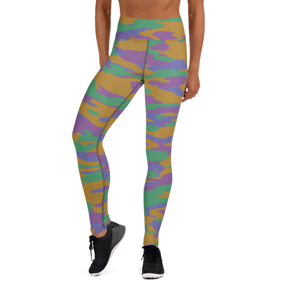 GULF VERY PERI #A3 CAMOUFLAGE YOGA LEGGING