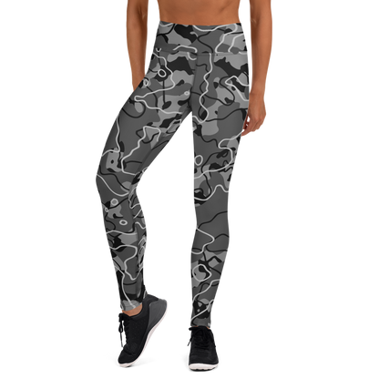 TUNDRA BLACK #A1 CAMOUFLAGE YOGA LEGGING