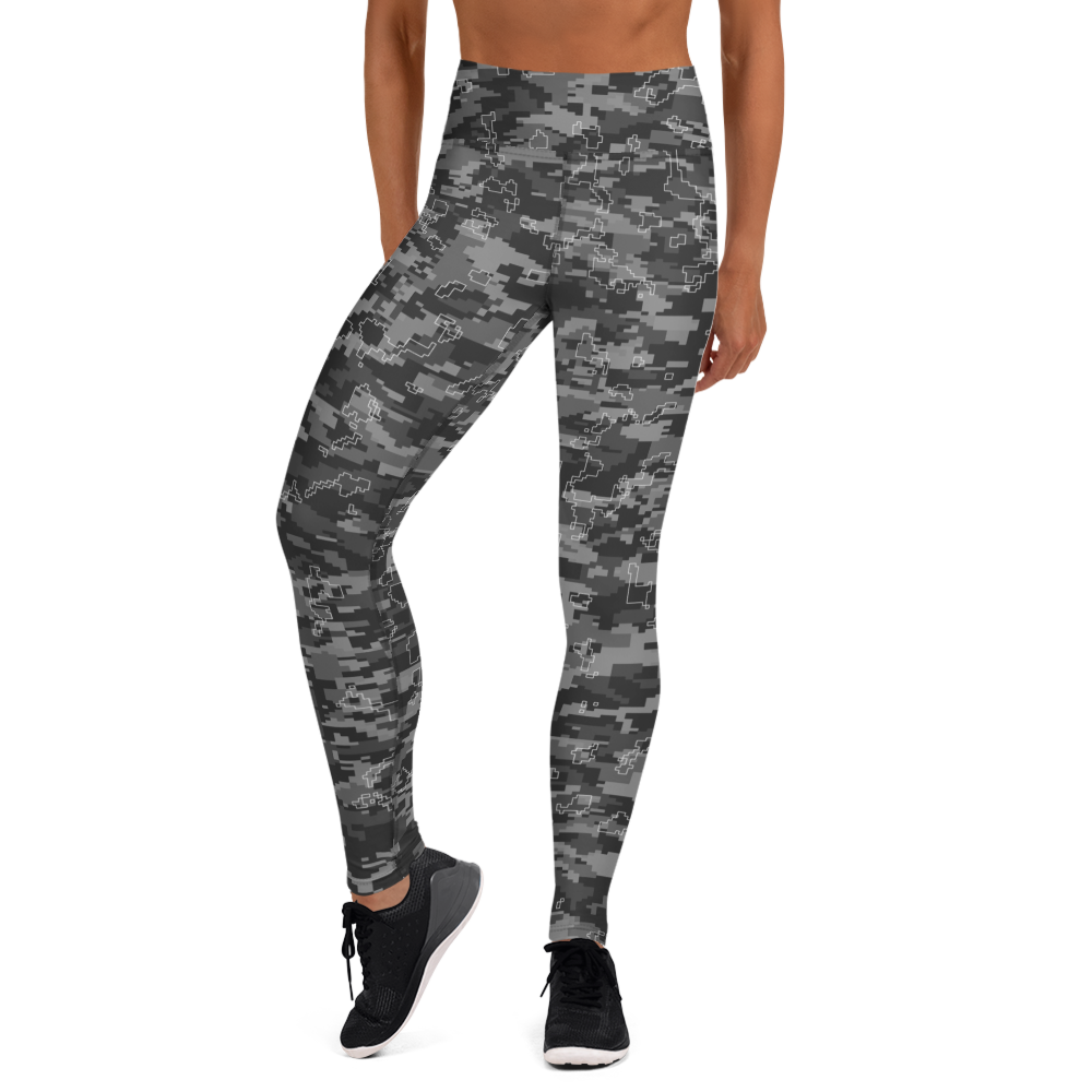 DIGITA GREY #C CAMOUFLAGE YOGA LEGGING