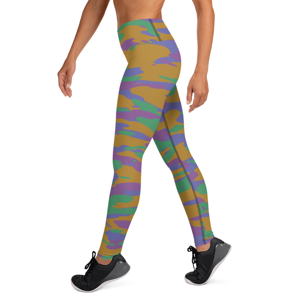 GULF VERY PERI #A3 CAMOUFLAGE YOGA LEGGING