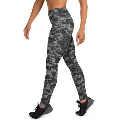 DIGITA GREY #C CAMOUFLAGE YOGA LEGGING