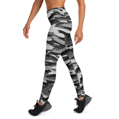 GULF BLACK #D CAMOUFLAGE YOGA LEGGING