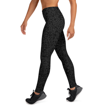 LAVA BLACK #A1 CAMOUFLAGE YOGA LEGGING