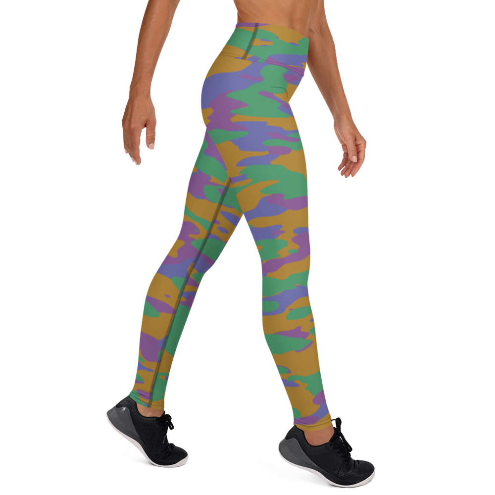 GULF VERY PERI #A3 CAMOUFLAGE YOGA LEGGING