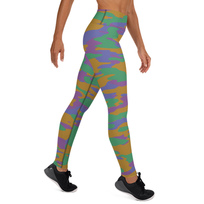 GULF VERY PERI #A3 CAMOUFLAGE YOGA LEGGING