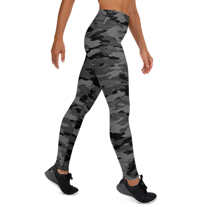 MARSHO BLACK #A1 CAMOUFLAGE YOGA LEGGING