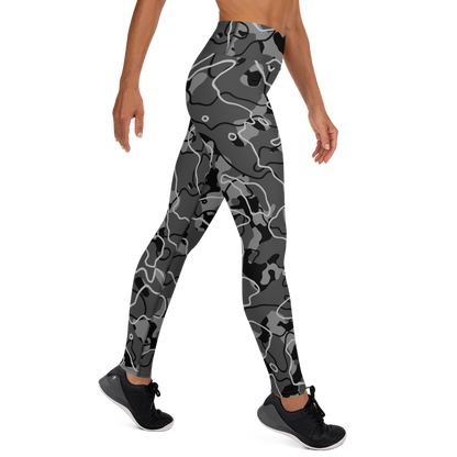 TUNDRA BLACK #A1 CAMOUFLAGE YOGA LEGGING