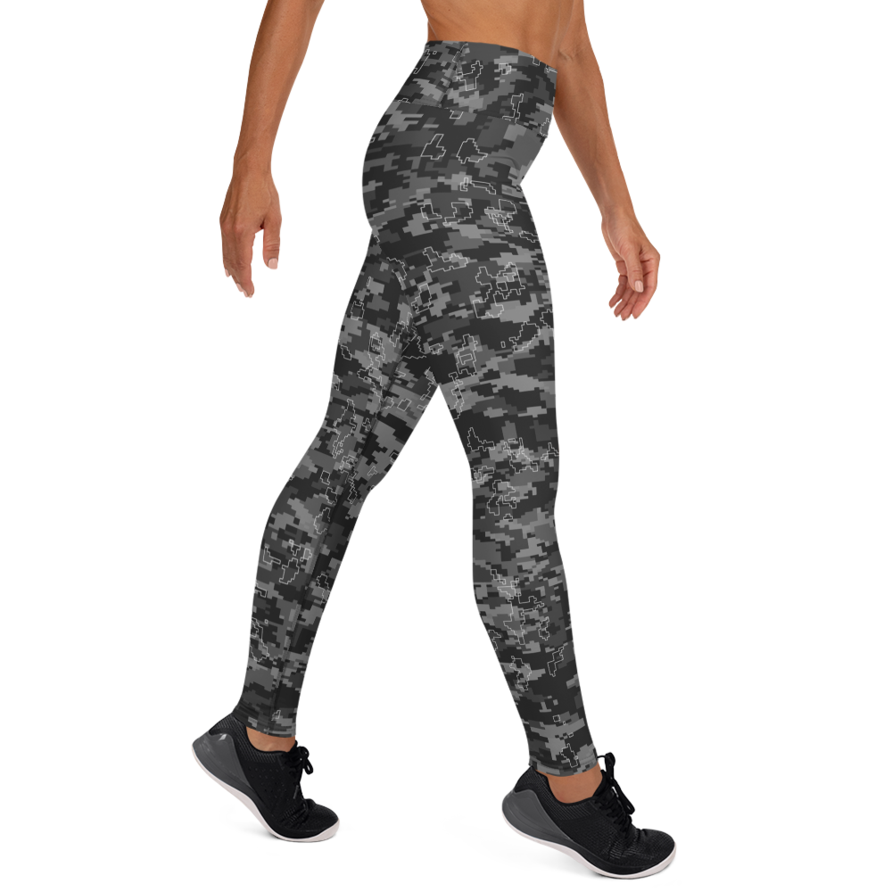 DIGITA GREY #C CAMOUFLAGE YOGA LEGGING