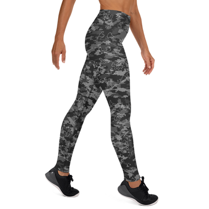 DIGITA GREY #C CAMOUFLAGE YOGA LEGGING