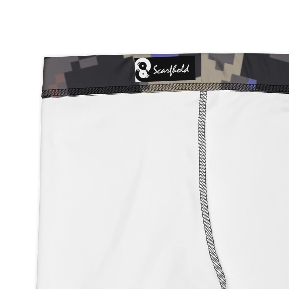 Digita Very Peri 1 camouflage mid-rise comfort leggings, fabric and construction details.