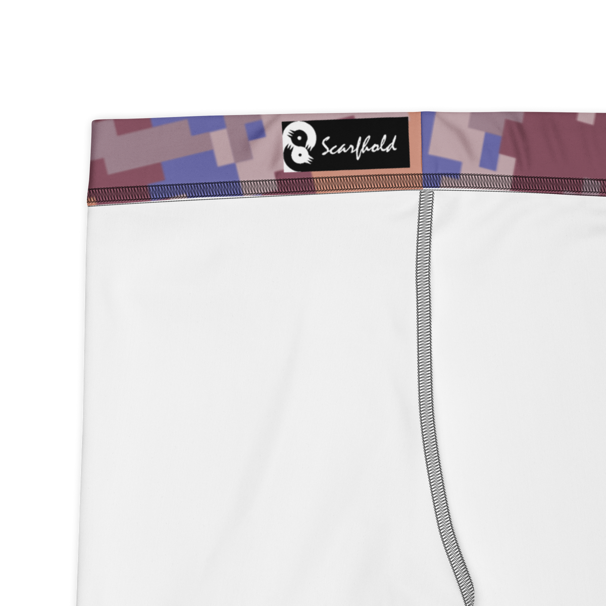Digita Very Peri 3 camouflage mid-rise comfort leggings, fabric and construction details.