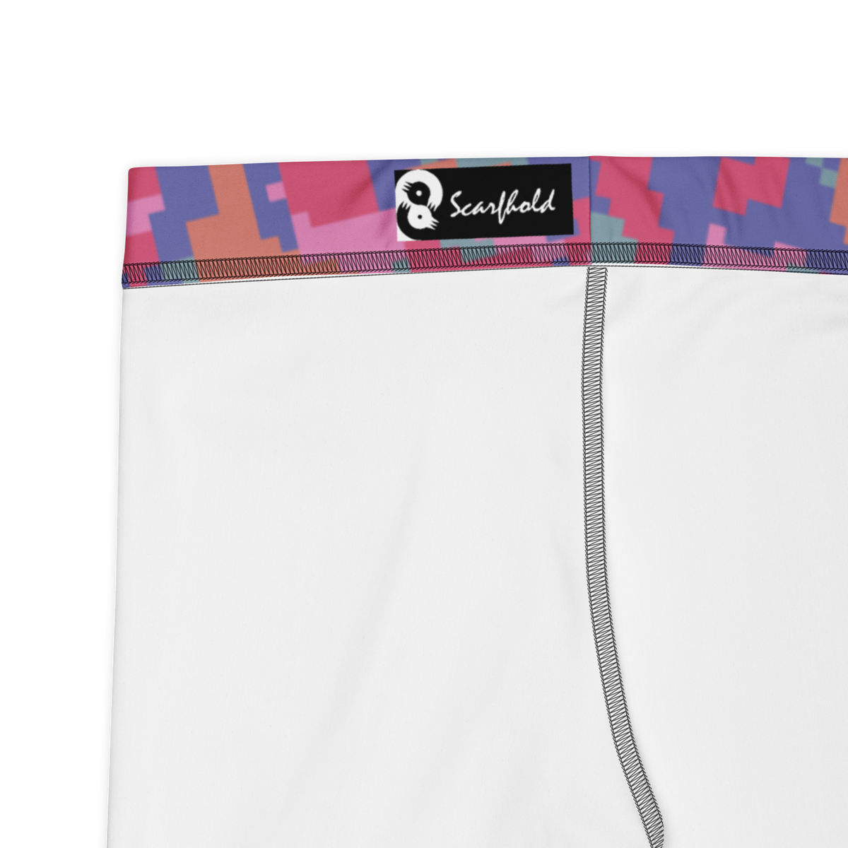 Digita Very Peri 4 camouflage mid-rise comfort leggings, fabric and construction details.