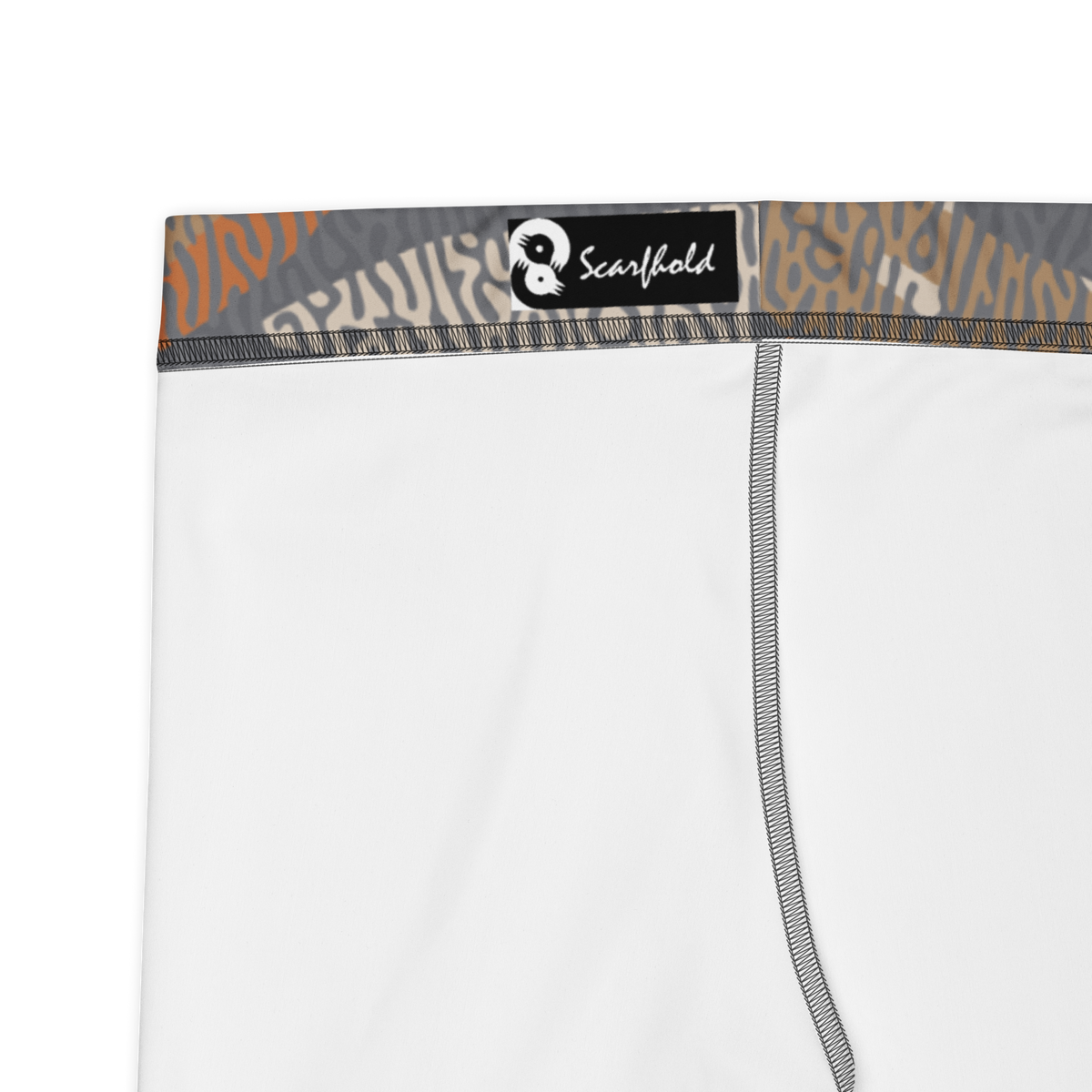 Gulf Turing Fall 1 camouflage mid-rise comfort leggings, fabric and construction details.