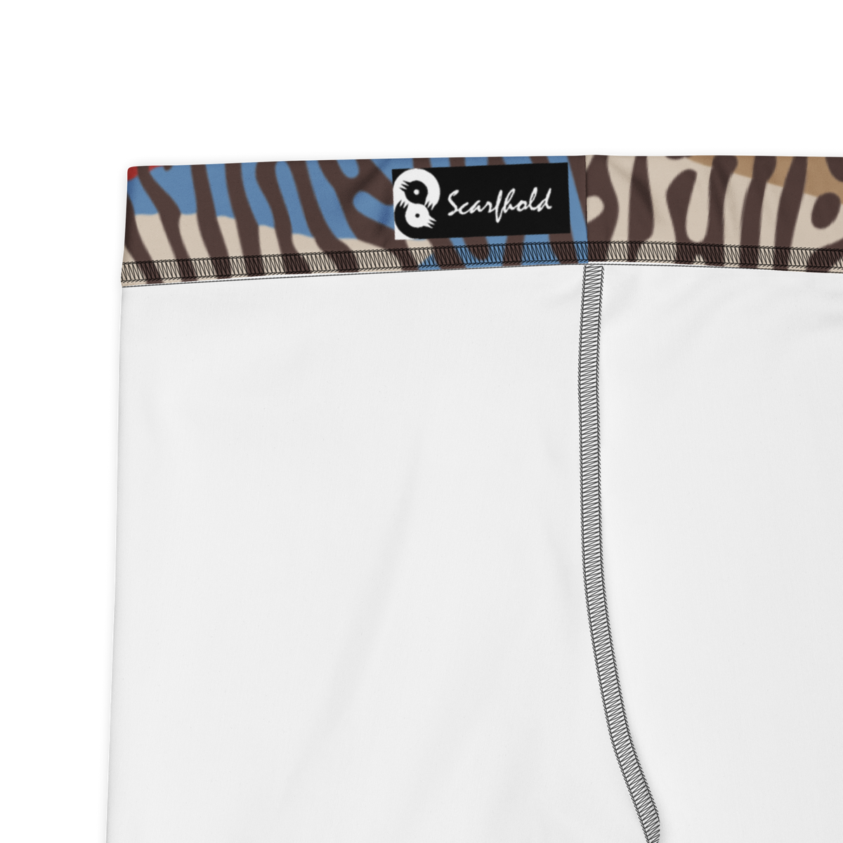 Gulf Turing Fall 5 camouflage mid-rise comfort leggings, fabric and construction details.
