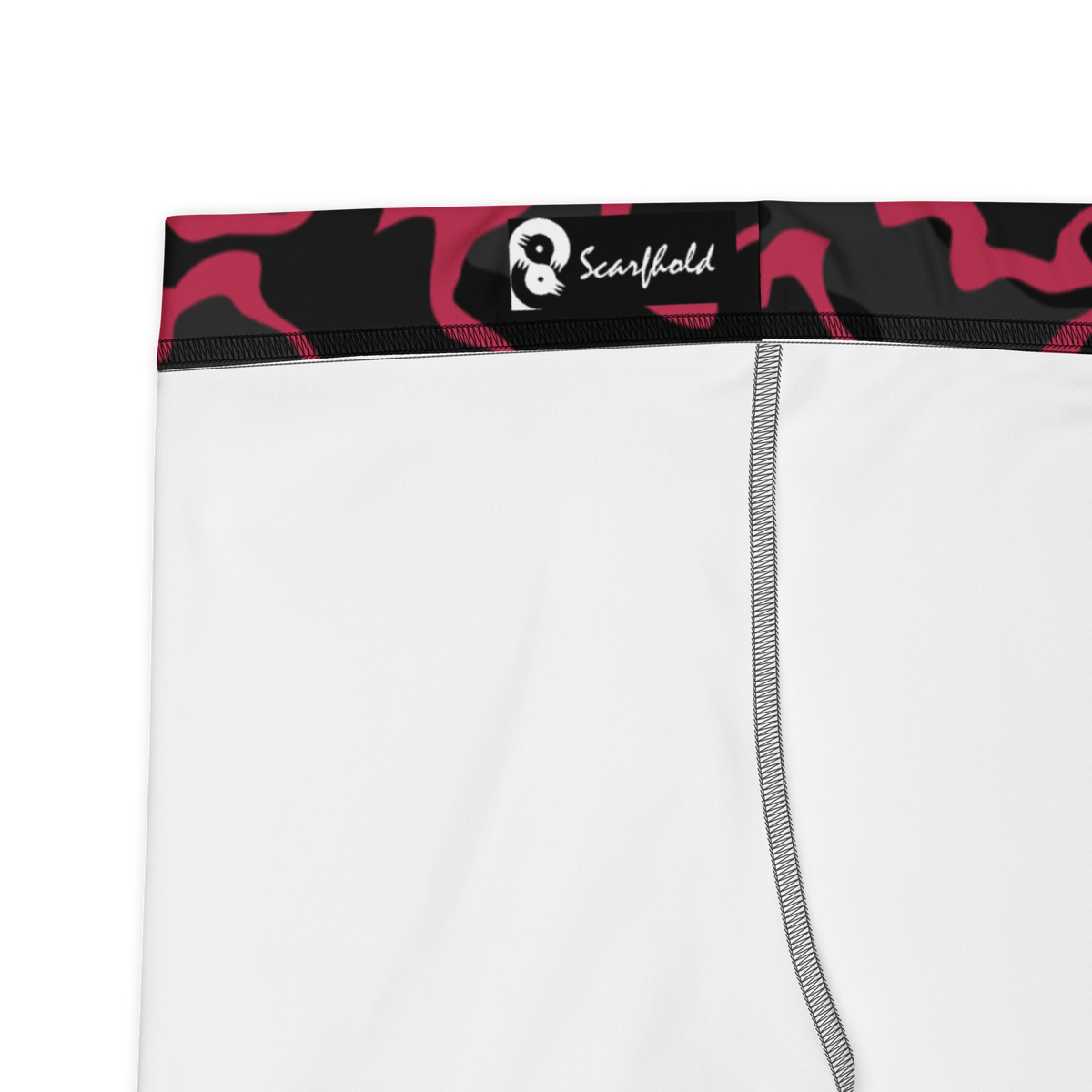 Ridga Viva Magenta mid-rise comfort leggings, fabric and construction details.