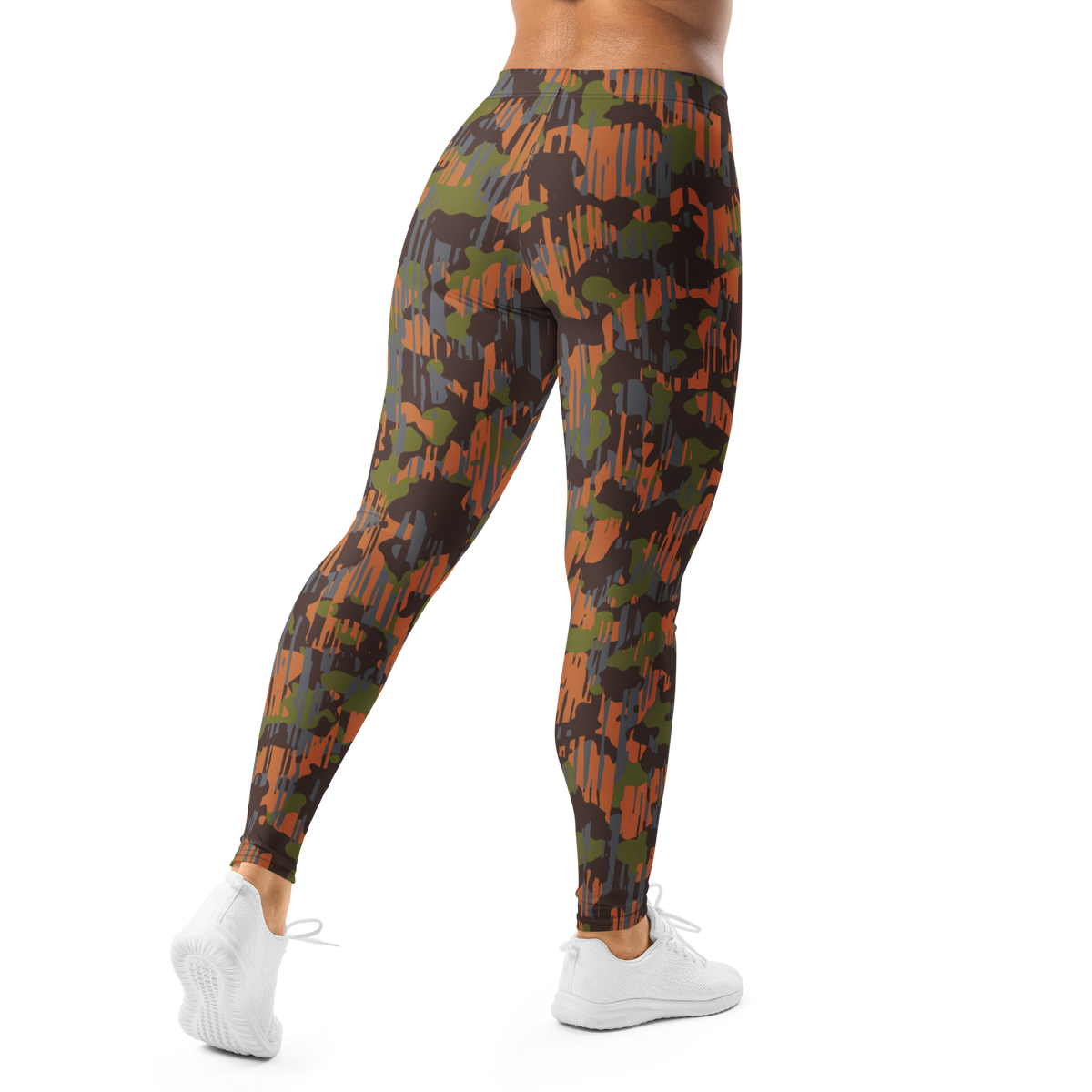 Savannah Fall 5 mid-rise comfort leggings, back view.