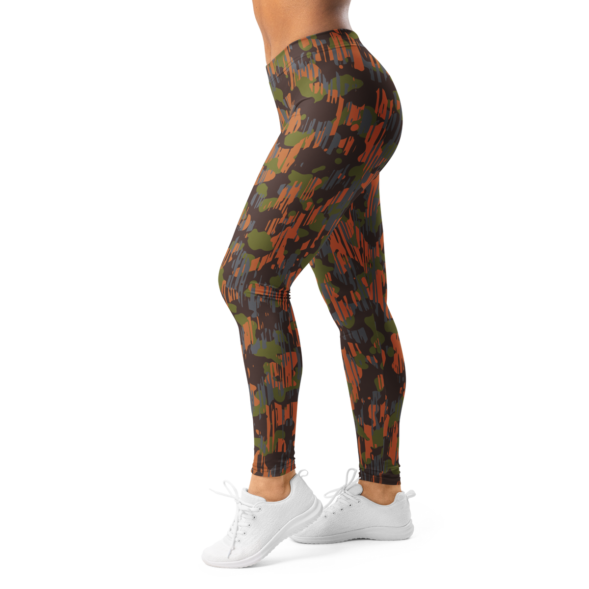 Savannah Fall 5 mid-rise comfort leggings, left-side view.