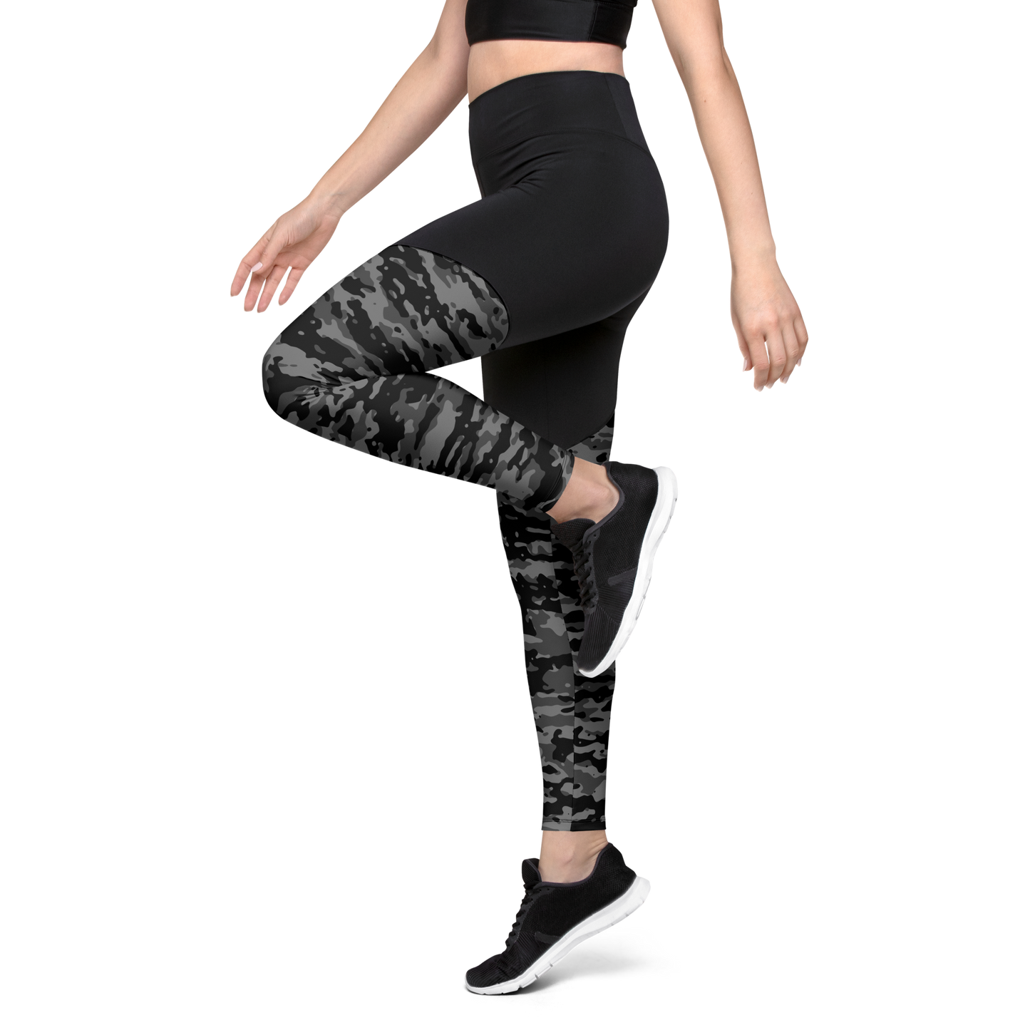 INKA BLACK #A1 SPORTS LEGGING