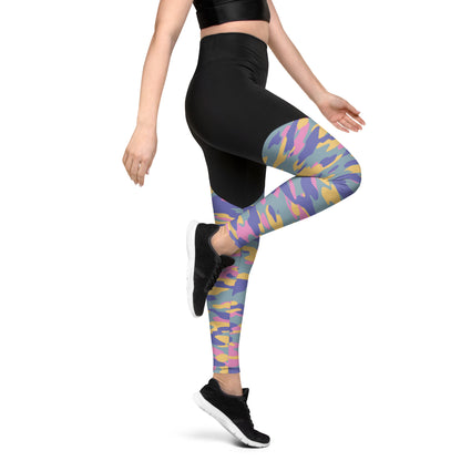 GULF VERY PERI #A4 SPORTS LEGGING