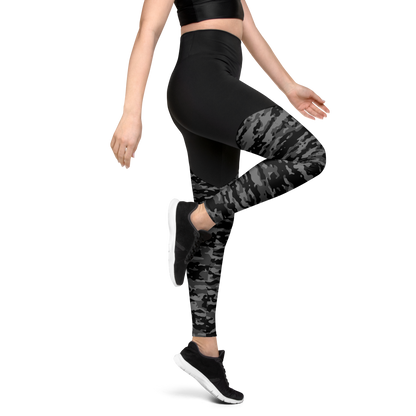 INKA BLACK #A1 SPORTS LEGGING