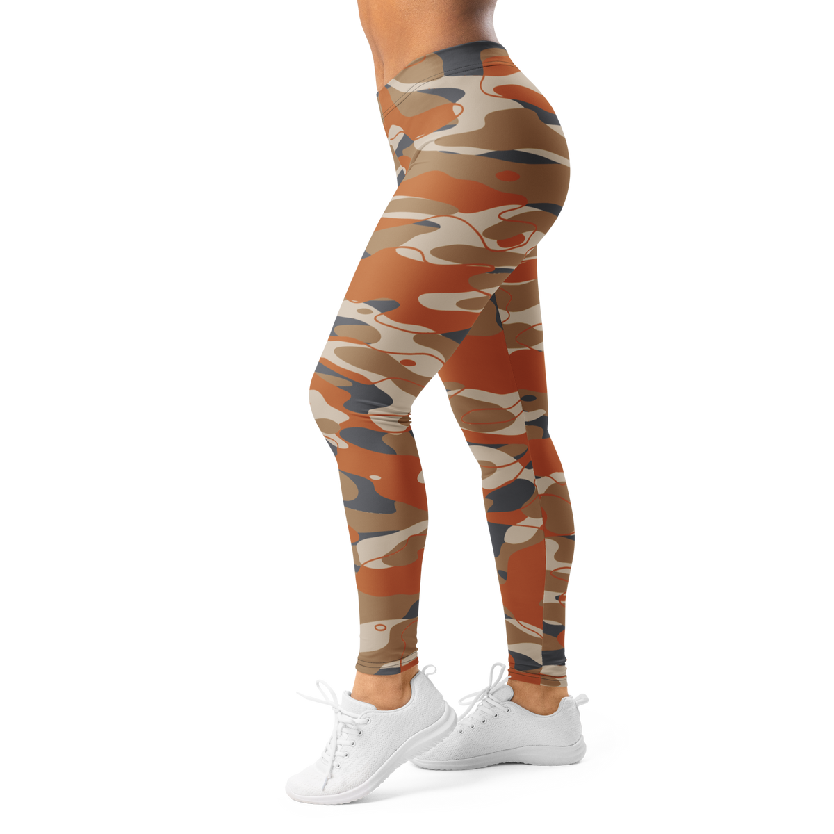 Tideway Fall 1 mid-rise comfort leggings, left-side view.