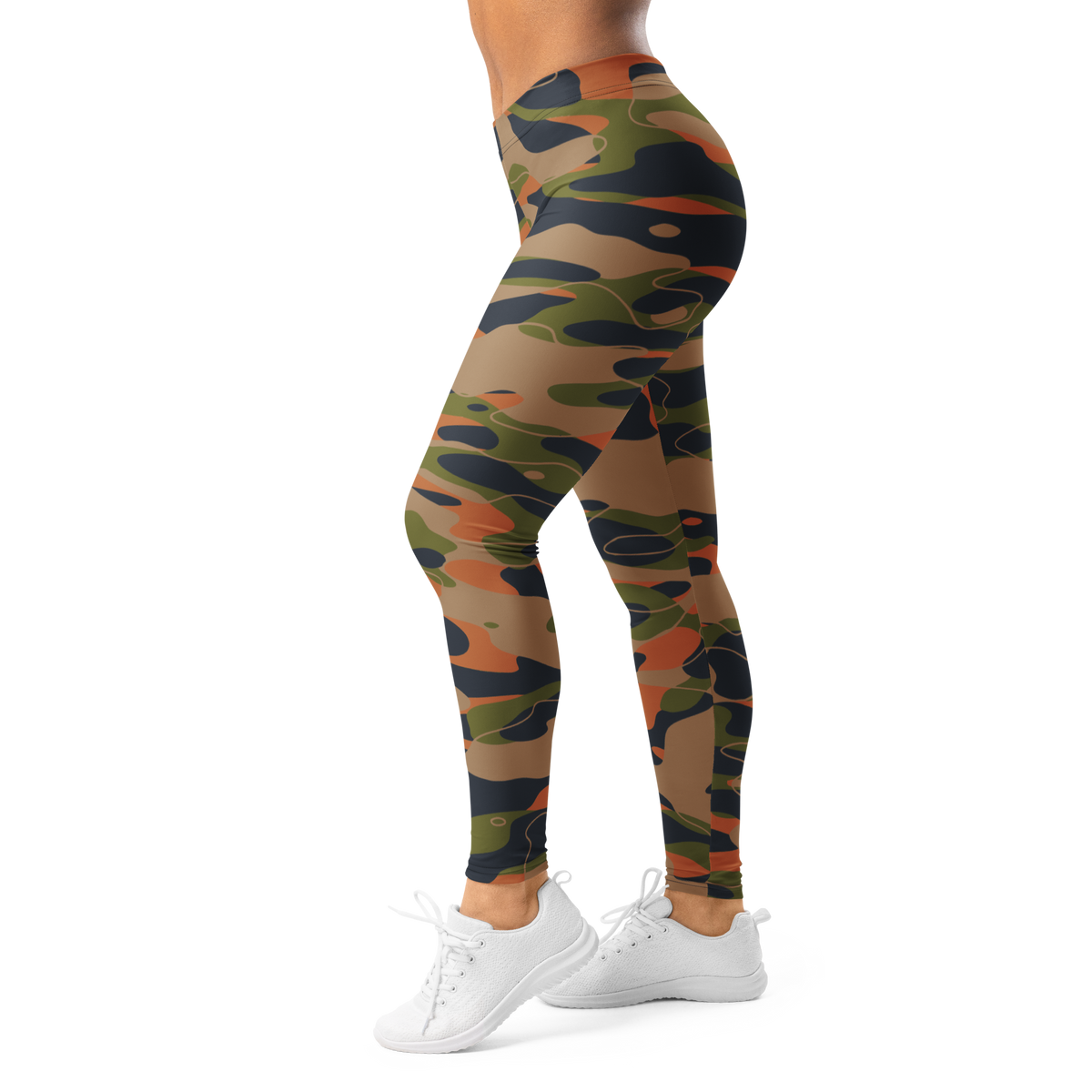 Tideway Fall 2 mid-rise comfort leggings, left-side view.