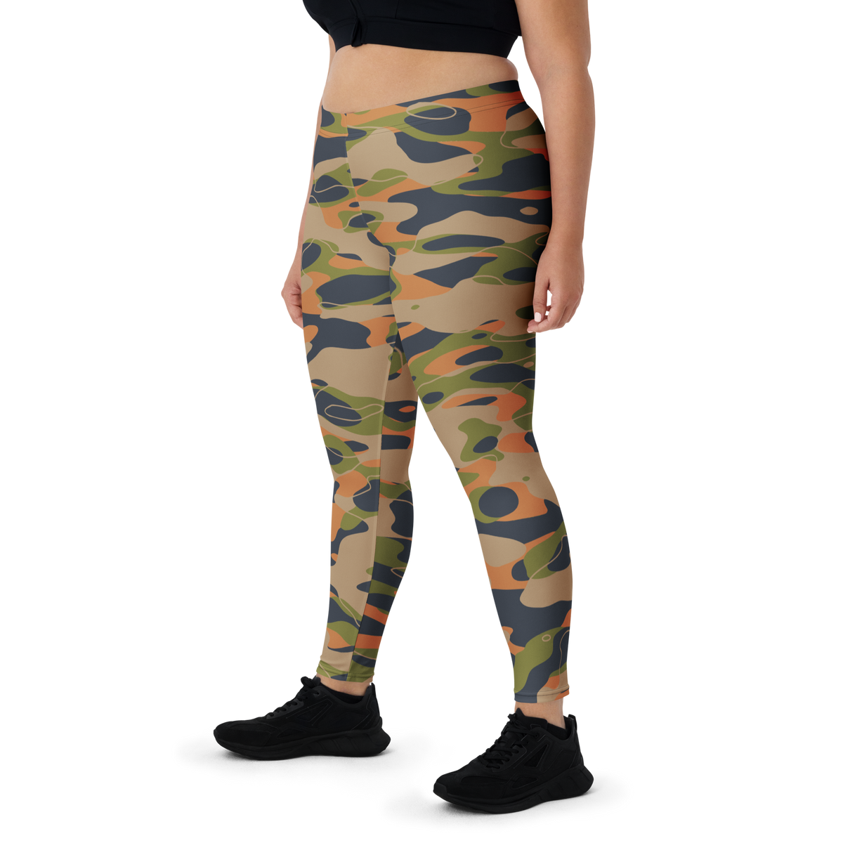 Tideway Fall 2 mid-rise comfort leggings, oversize-fit front view.