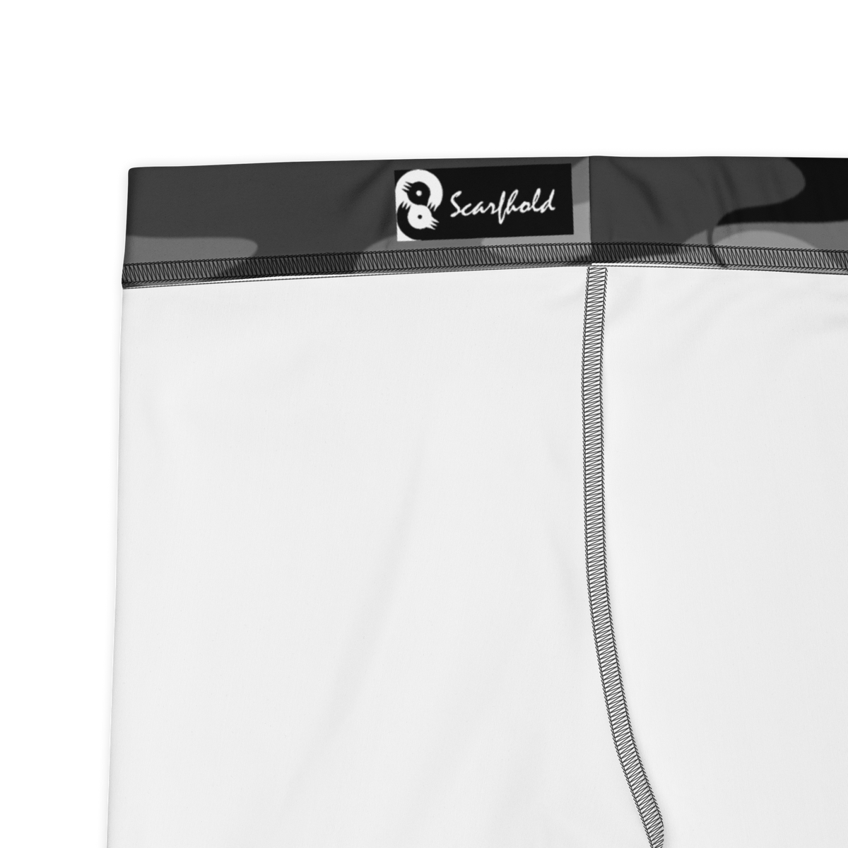 Tideway Greyscale mid-rise comfort leggings, fabric and construction details.